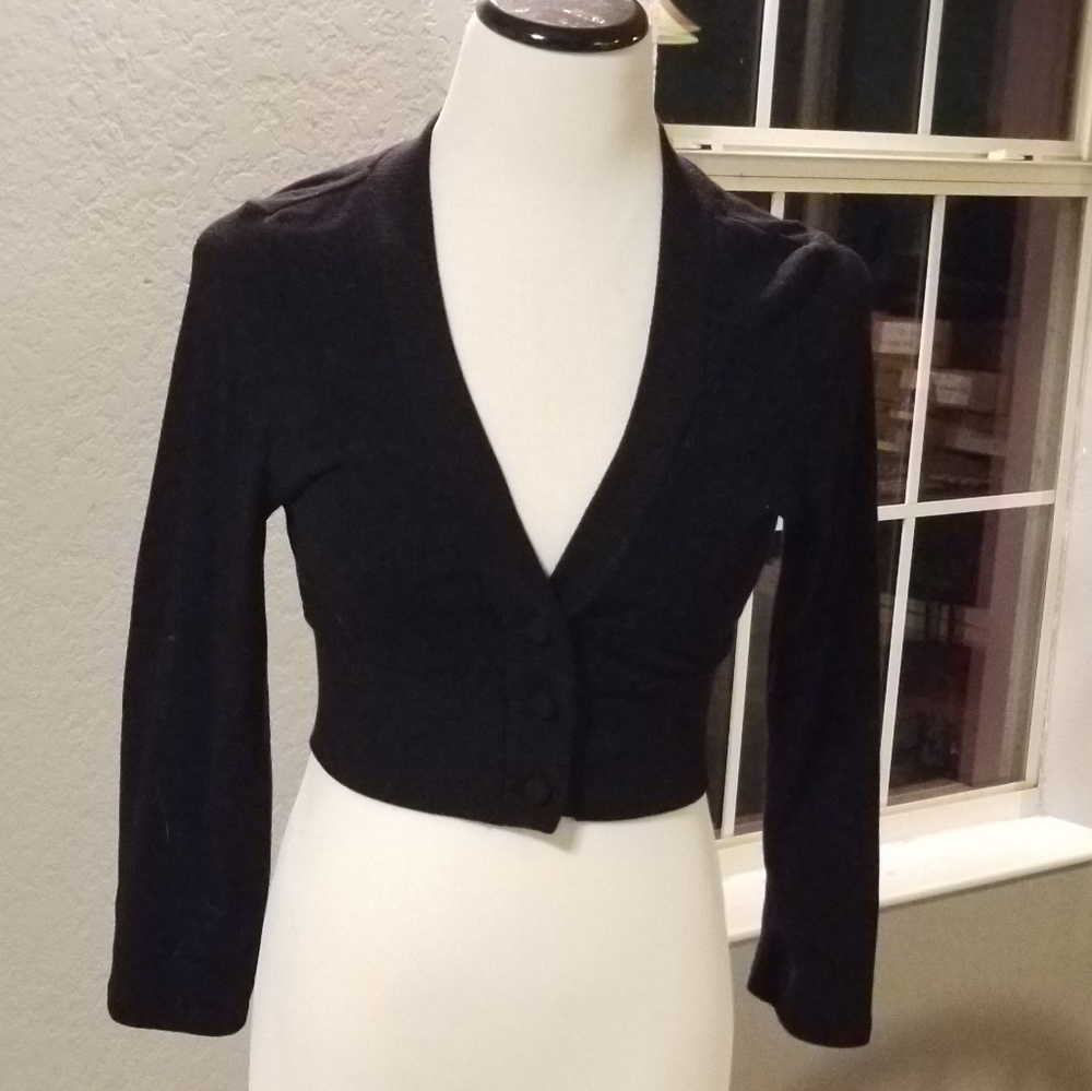 Papaya Button-Up Cardigan